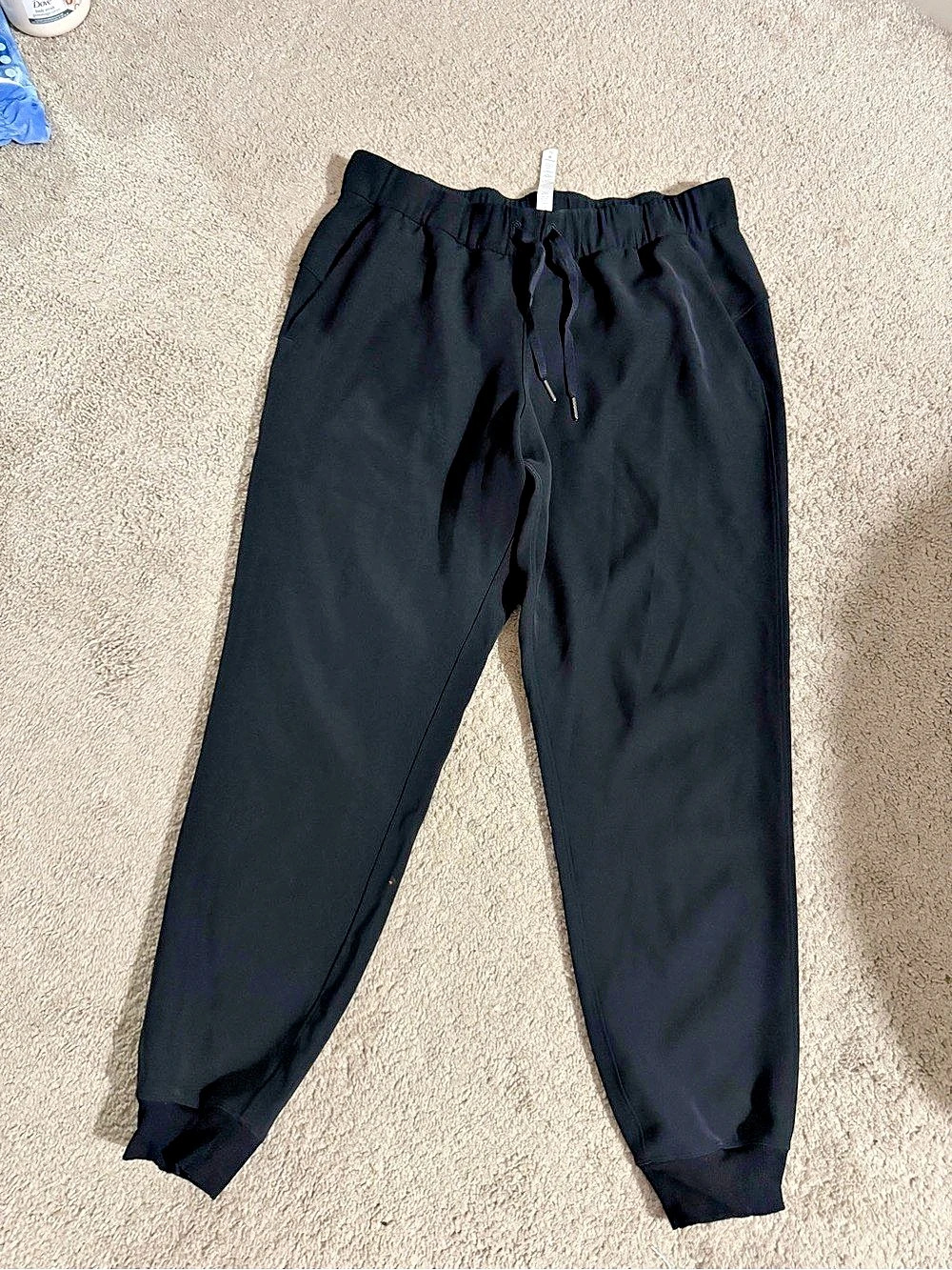 lululemon Dance Studio Jogger Black Track Pants Size 10